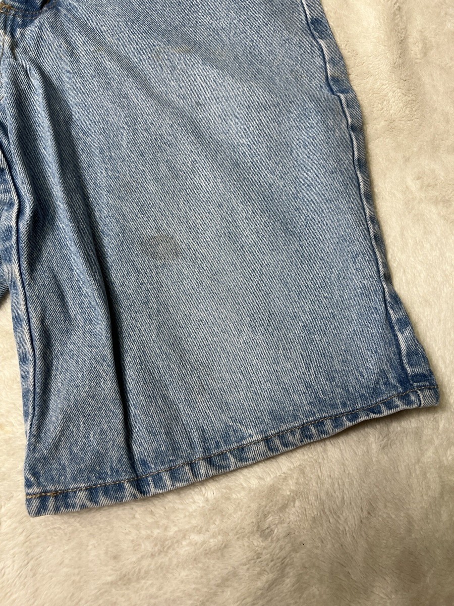 Vintage Solo Semore Shorts Mens 38 Blue Denim Jean Cut Off Shorts