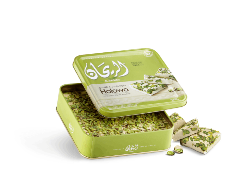 Halva With Pistachio, Premium Homemade Halva 500 gm حلاوة بلدية بالفستق