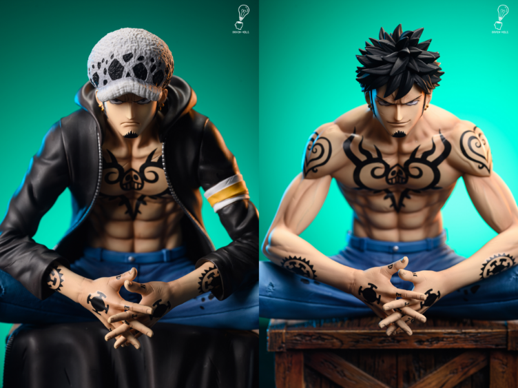 In Stock Brain Hole Studio Trafalgar D Water Law Resin One Piece Statue H16cm