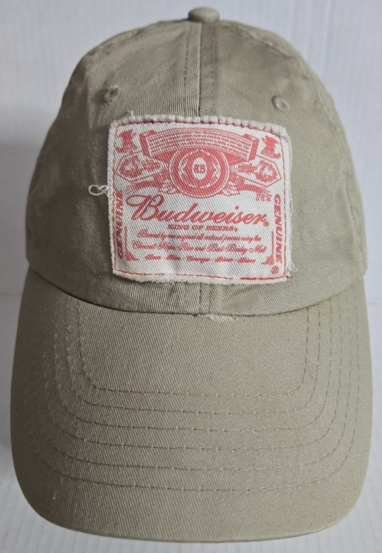 Budweiser Beer Patch Beige Adjustable Baseball St… - image 4