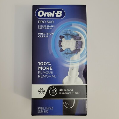 Oral-B Pro 500 Electric Toothbrush w/ Automatic Timer - Black