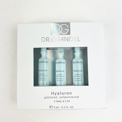 NEW Dr.Grandel Hyaluron Ampoules 0.1oz ea Amp Box Skin Treatment