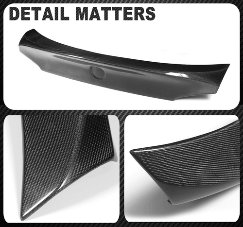Carbon Heckspoiler Spoiler Flügel Abrisskante Lippe Für BMW 3er E90 2005-2008 - Bild 12 von 12