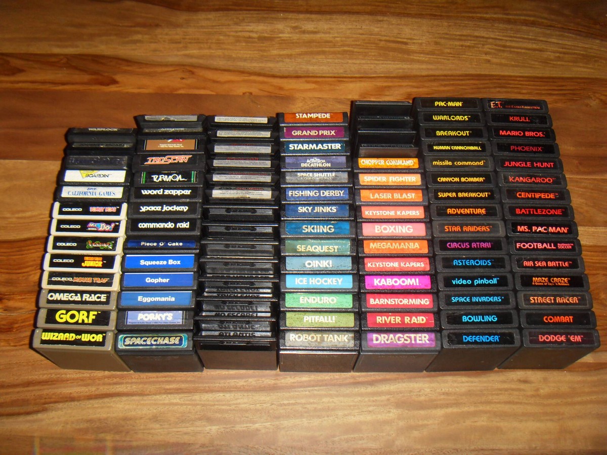 14 Jeux Atari 2600 Activision - Avec Notices - Compatibles NTSC SECAM PAL