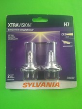 New - Sylvania H7 Xtravision Halogen Headlight Bulb - 2 Bulbs - Free Shipn