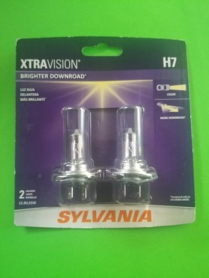 NEW - SYLVANIA H7 XtraVision Halogen Headlight Bulb - 2 Bulbs - Free ShipN!