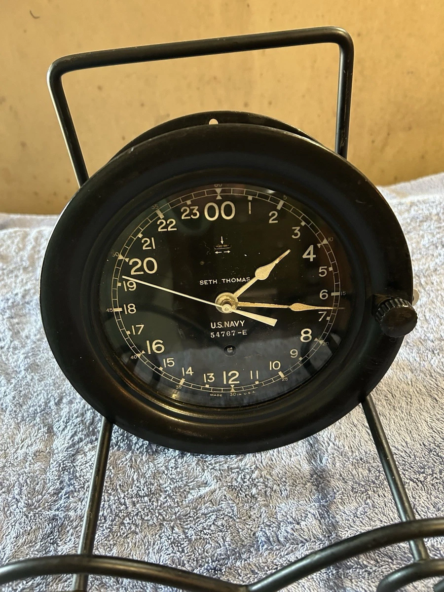Seth Thomas US Navy Antique Maritime Clocks for sale | eBay