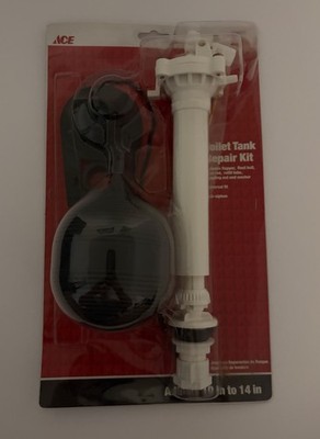 New Ace Toilet Tank Repair Kit Ballcock & Float Ball 10-14'' Adjustable