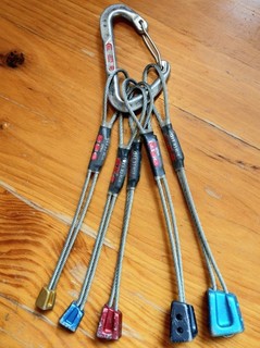 DMM Offset Nuts Sizes 7 11 Climbing Nuts with Carabiner