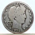 1914 P ~ Barber Half Dollar ~ LOWEST MINTAGE OF SERIES