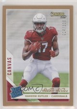 2019 Panini Donruss Rated Rookie Canvas Studio Series 24/100 Hakeem Butler 0a7