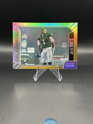 2023 Score - Celebration Jalen Hurts #11 Gold Zone /50