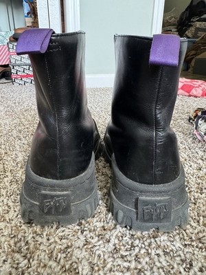 Eytys Raven II Boots black Size EU 37 US 7 Chelsea Front Zip 