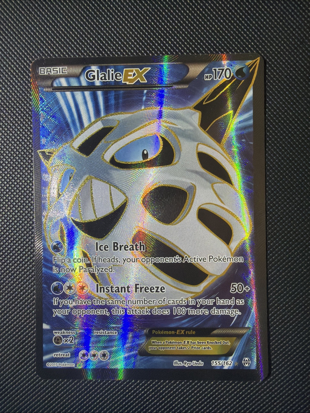 Glalie EX - 155/162 - BREAKthrough - Full art - Pokemon TCG English