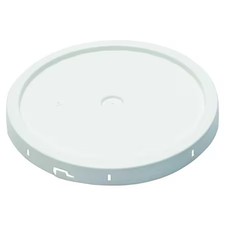 12-3/16 In Dia Tear Tab Pail Lid, White, 1-3/16 In H, Rop2100cvr-Tt-W