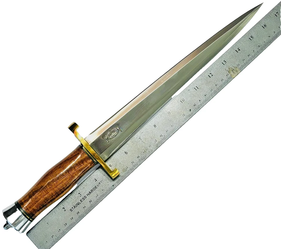 RBH CUSTOM KNIVES Large Fixed Blade Stiletto Toothpick 17" KNIFE Dagger USA MADE - Image 4 of 4