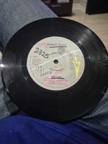 Robert Plant Big Log/Far Post 1982 Wea 45 PROMO LED ZEPPELIN VG RADIO STATION