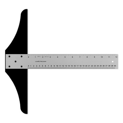 Ludwig Precision Heavy-Duty Aluminum T-Square for Art, Framing & Drafting, 12...