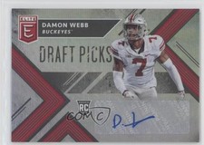 2018 Panini Elite Draft Picks Draft Picks Auto Damon Webb #230 Auto 2r5