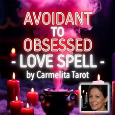 Avoidant To Obsessed Love Spell - With Physical Sigil Sticker