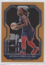 2021 Panini Prizm WNBA Orange Prizm 40/50 Myisha Hines-Allen #40 00zd