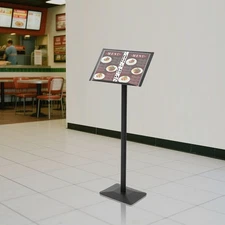 Menu Stand with Binder, Menu Stand, Freestanding Menu Stand