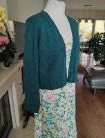 New Seasalt Cornwall Marjoram cotton cardigan teal green blue UK 16 