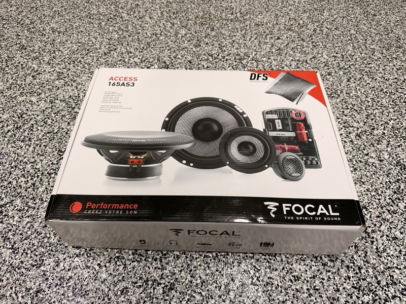 Focal 165AS3 6.5 Inch 3-Way Component Speakers Kit