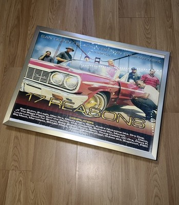 OG 1998 17 REASONS POSTER BAY AREA G FUNK MOUSIE GOLDTOES NORTENO RAP MEGA RARE