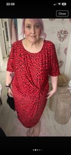 Plus Size 32 Red And Black Dress From Anthology