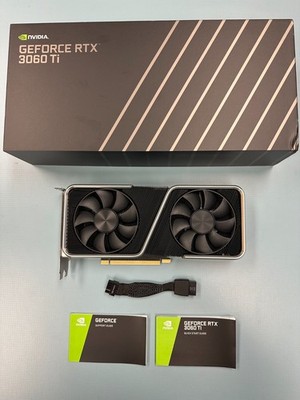 NVIDIA GeForce RTX 3060 Ti Founders Edition 8GB GDDR6 GPU - EXCELLENT CONDITION