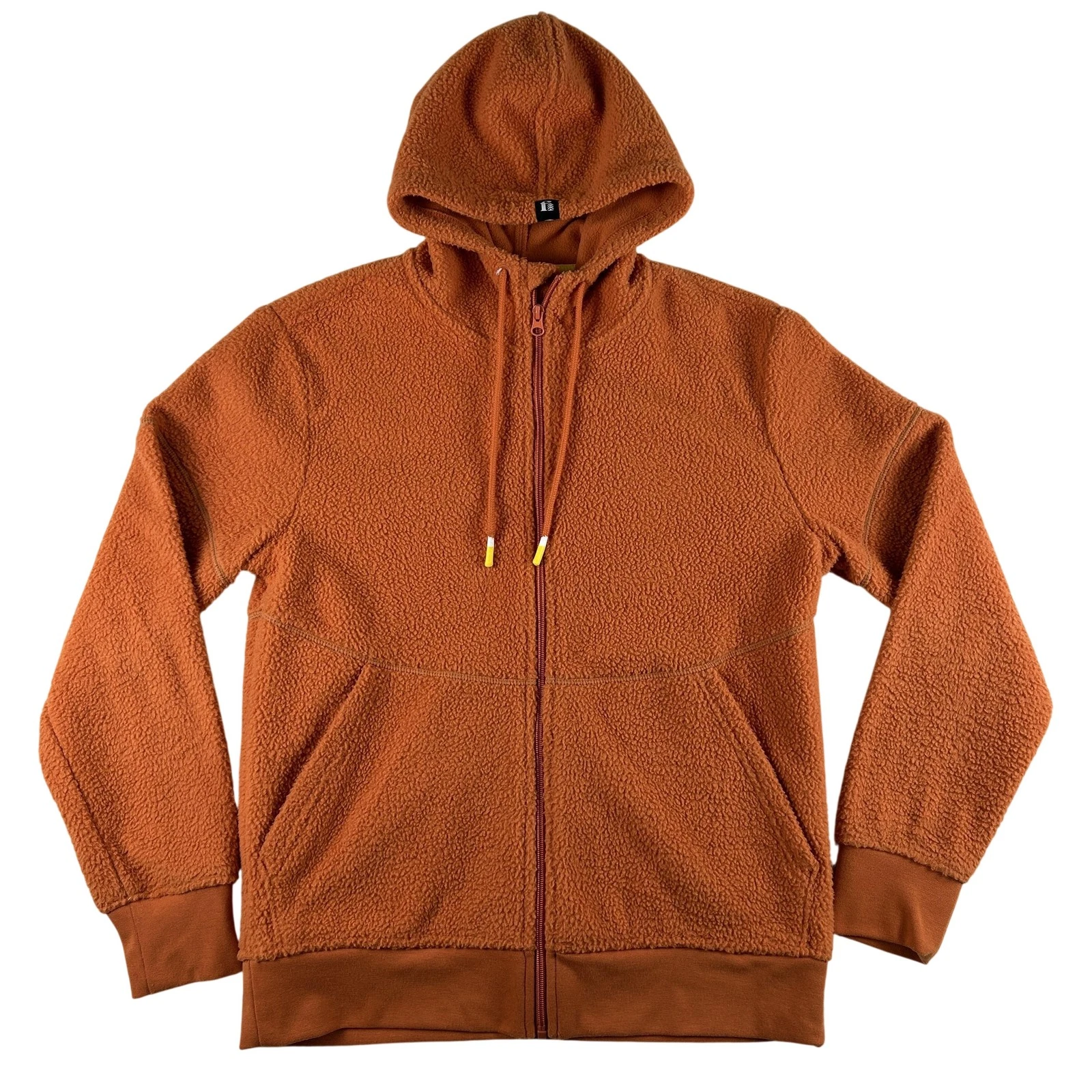 Bonobos Hoodie Mens Small Orange Fielder Fleece Full Zip Sherpa Warm Sweatshirt
Opens in a new windo