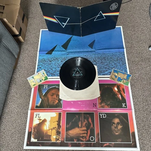 Pink Floyd Dark Side Of the Moon A3/B3 3rd Issue 1973 vinyl complete, 2/3 mother