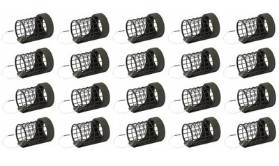 20x Daiwa Futterkorb N´ZON Cage Feeder M 40g Bulk XXL Packung