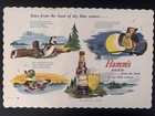 *Lot of 4* HAMM’S Beer VINTAGE 1960 or 70s Paper Placemat NEVER USED Hamms Bear  — photo 6