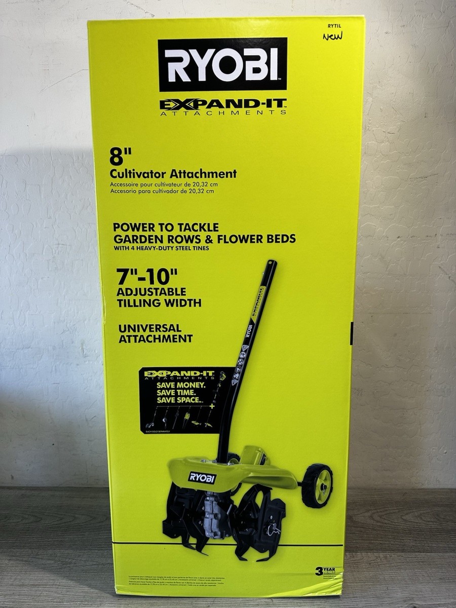 Cultivator Ryobi Power Head RYOBI RYTIL Expand-It Universal Tiller