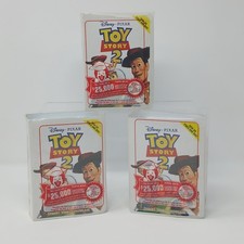 McDonald's Disney Toy Story 2 VHS Clamshell Happy Meal Woody Jesse 2000 Lote de 3