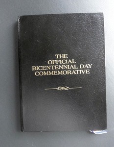 The Official Bicentennial Day Commemorative Sterling Silver Medal-Franklin Mint