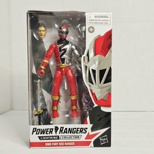Power Rangers Dino Fury Red Ranger Zayto Lightning Collection 6 Action Figure
