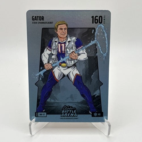 Bo Jackson Battle Arena Gator - Steve Spurrier Blue Ice Battlefoil 160 power
