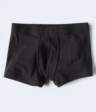 Aeropostale Knit Trunk Boxer Briefs Mens Large Black Stretch Underwear Comfort