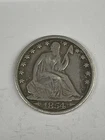 1854-O 'Arrows' Seated Liberty 50¢ Half Dollar (I#008)