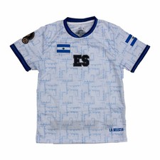 El Salvador La Selecta Soccer Jersey Shirt, White color unisex