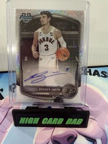2025-26 Bowman Chrome - Braden Smith Rookie Auto Purdue Mojo Refractor #CPA-BM