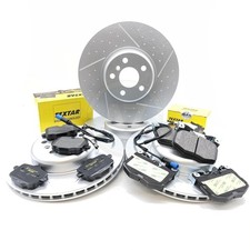 FOR BMW 840i G14 G15 G16 M SPORT FRONT REAR BRAKE DISCS TEXTAR PADS 374mm 345mm