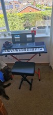Yamaha Keyboards Psr E343 With Sturdy X Stand And Music Rest