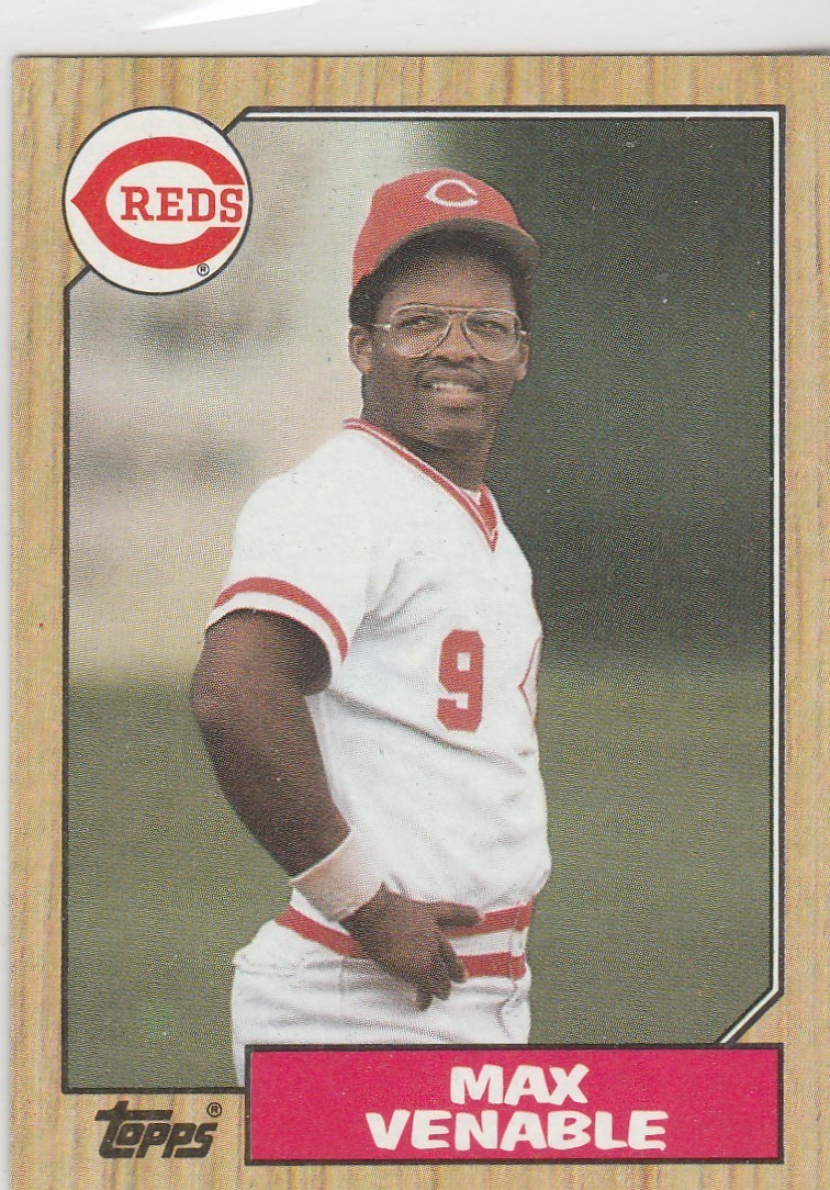 1987 topps #226 Max Venable REDS