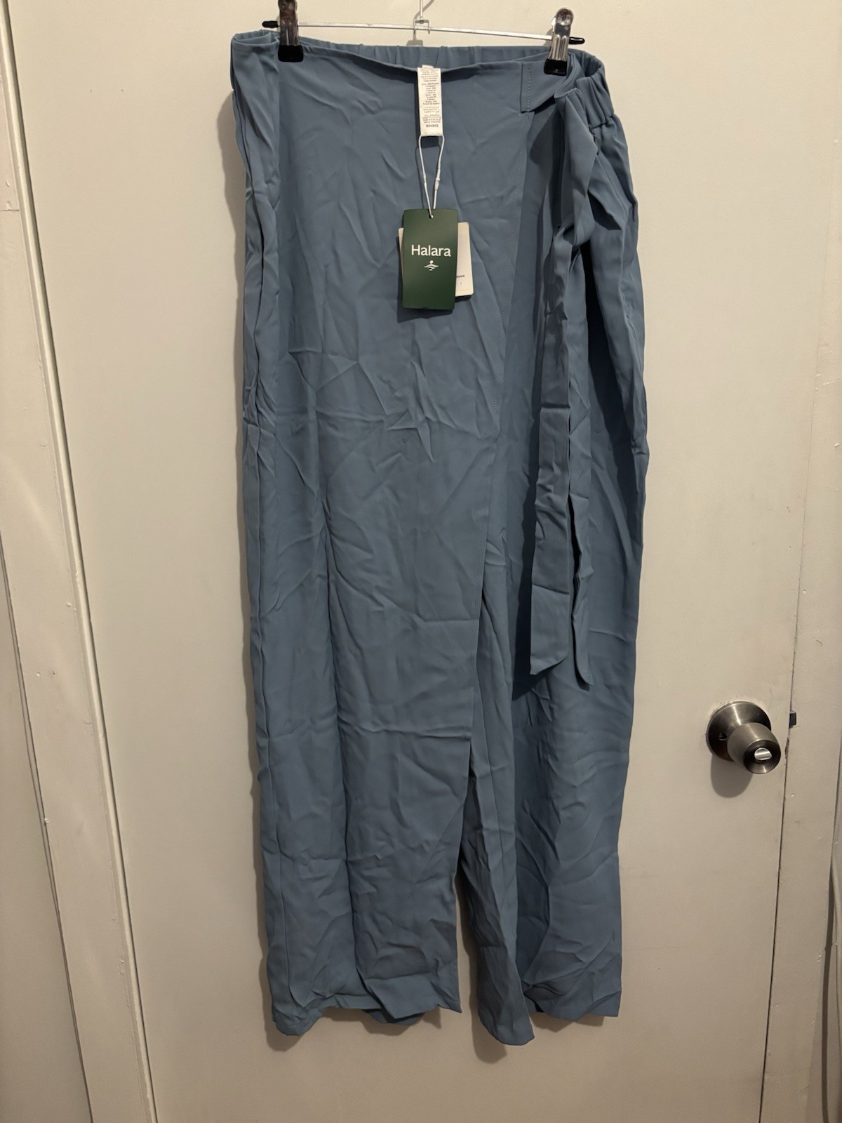 Halara Blue wide leg Pants Size Large