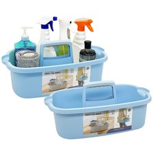 Goderewild 2-Pack Multi-Purpose Plastic Cleaning Shower Caddy with Handle