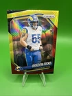 2025 Panini Prizm Football Red and Yellow Braden Fiske #144